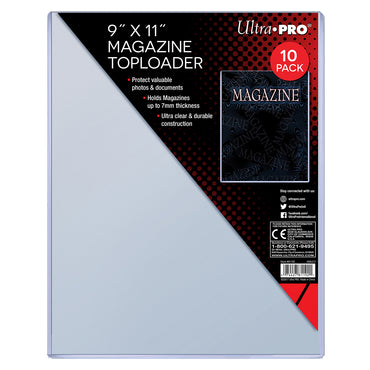 Ultra PRO: Toploader - 9" x 11-1/4" (10ct - Thick Magazine)