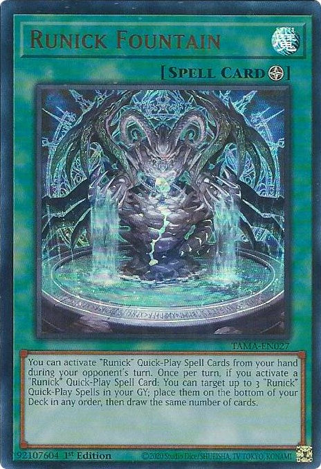 Runick Fountain [TAMA-EN027] Ultra Rare
